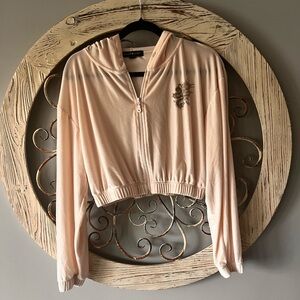 Social scene zip up hoodie